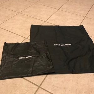 2 Saint Laurent dustbags